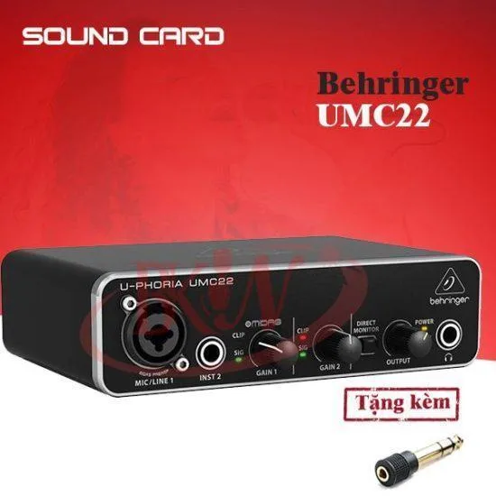 sound card umc22 behringer