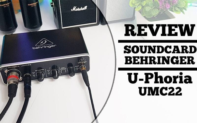 Sound card Behringer umc22 hát online giá rẻ 5 Sound card Behringer UMC22