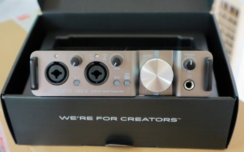 Sound card thu âm Zoom UAC-2 USB 3.0 3 zoom uac 2