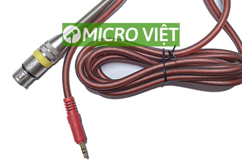 Dây micro XLR sang 3.5mm