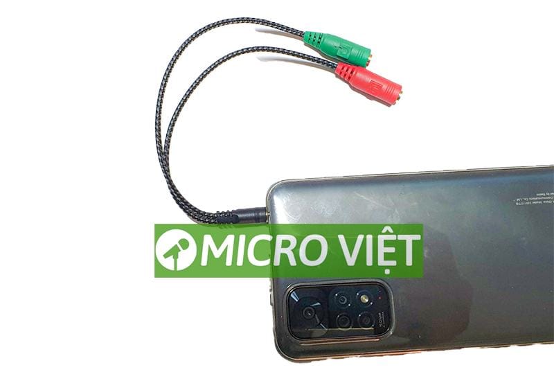Jack chia tai nghe và micro