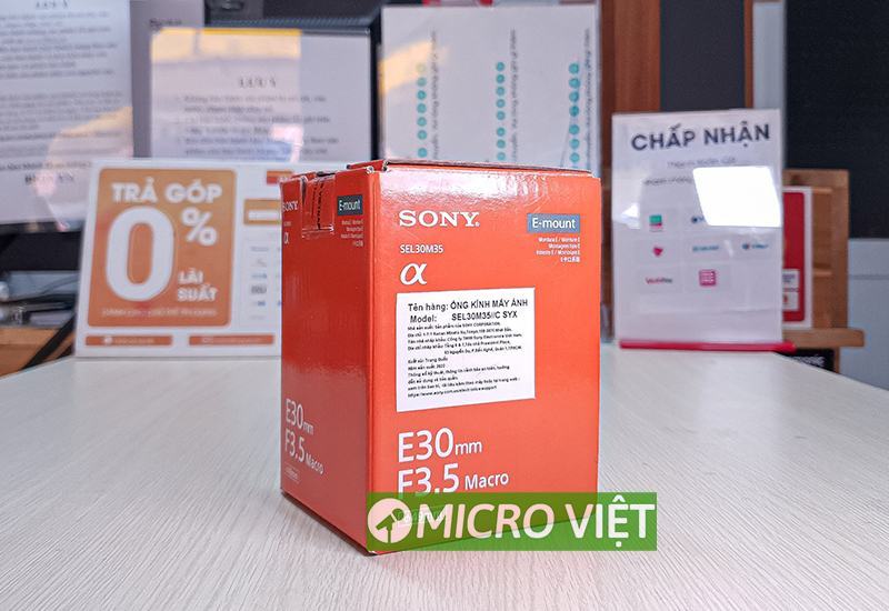 Lens sony macro 30mm F3.5 chính hãng ( SEL30M35) 5 Lens sony macro 30mm sel 30