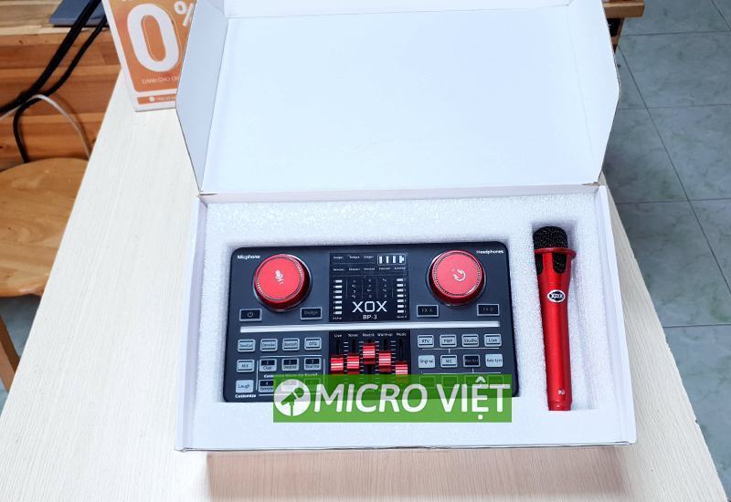 Bộ sound card hát live XOX BP3 6 hinh hop xox bp3