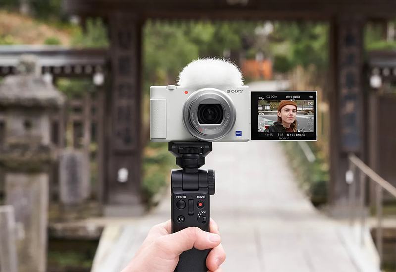 may anh sony zv 1 tay cam