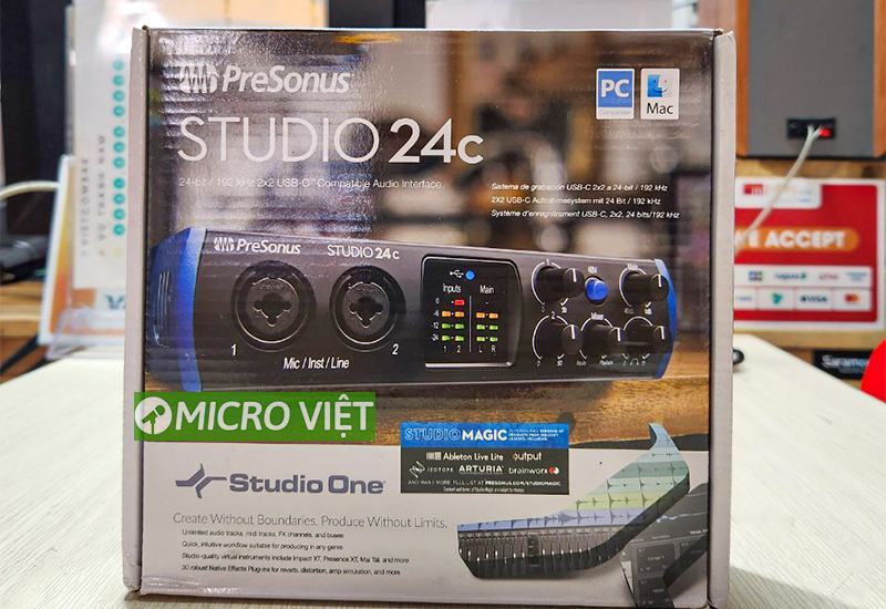 mat lung Presonus studio 24c