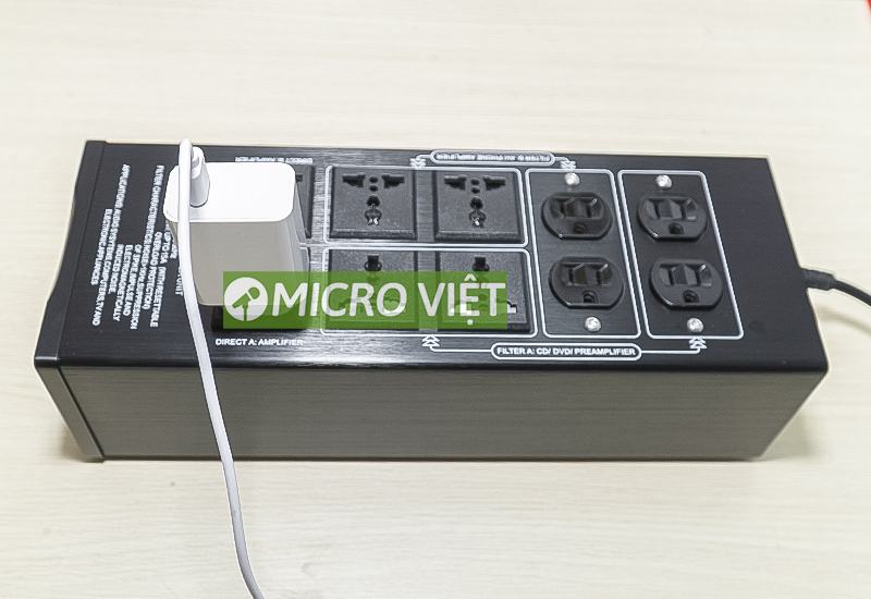 Ổ cắm lọc nguồn điện audio weiduka AC 9.9 2 Ổ lọc nguồn weiduka AC 9.9