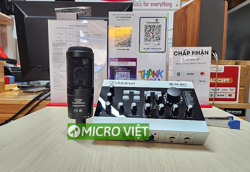 Combo livestream Autotune u16k mk3 micro at2035 1 Combo livestream Autotune u16k mk3 micro at2035